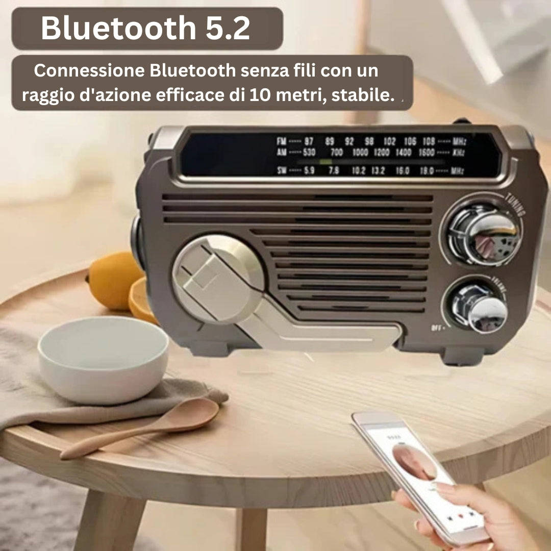 StormGuard | Radio di Emergenza con Power Bank e Allarme SOS