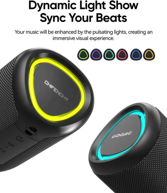 LumiSound Pro | Altoparlante Bluetooth Wireless con Spettacolo di Luci LED