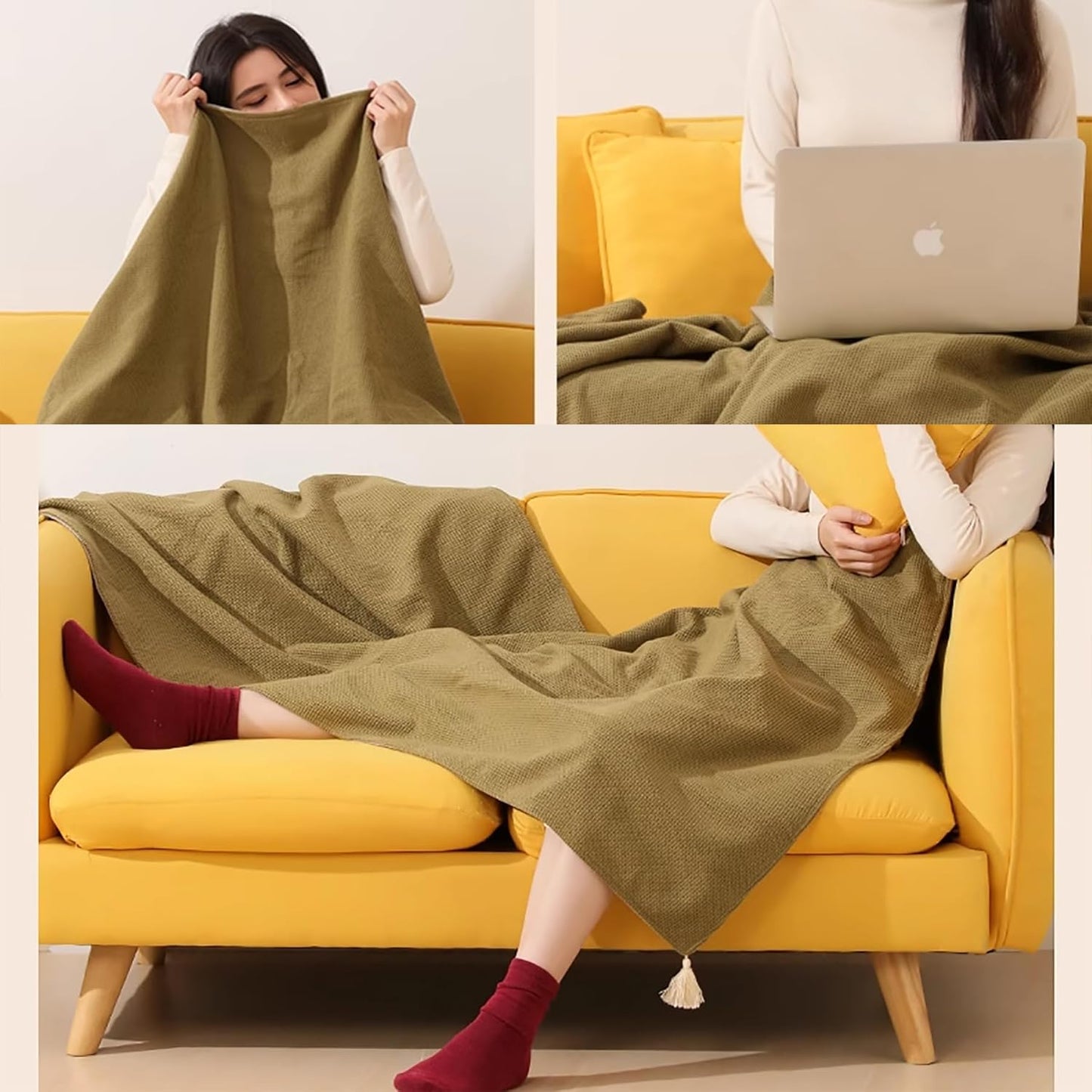 ComfyHeat | Portable USB Heated Scarf and Blanket