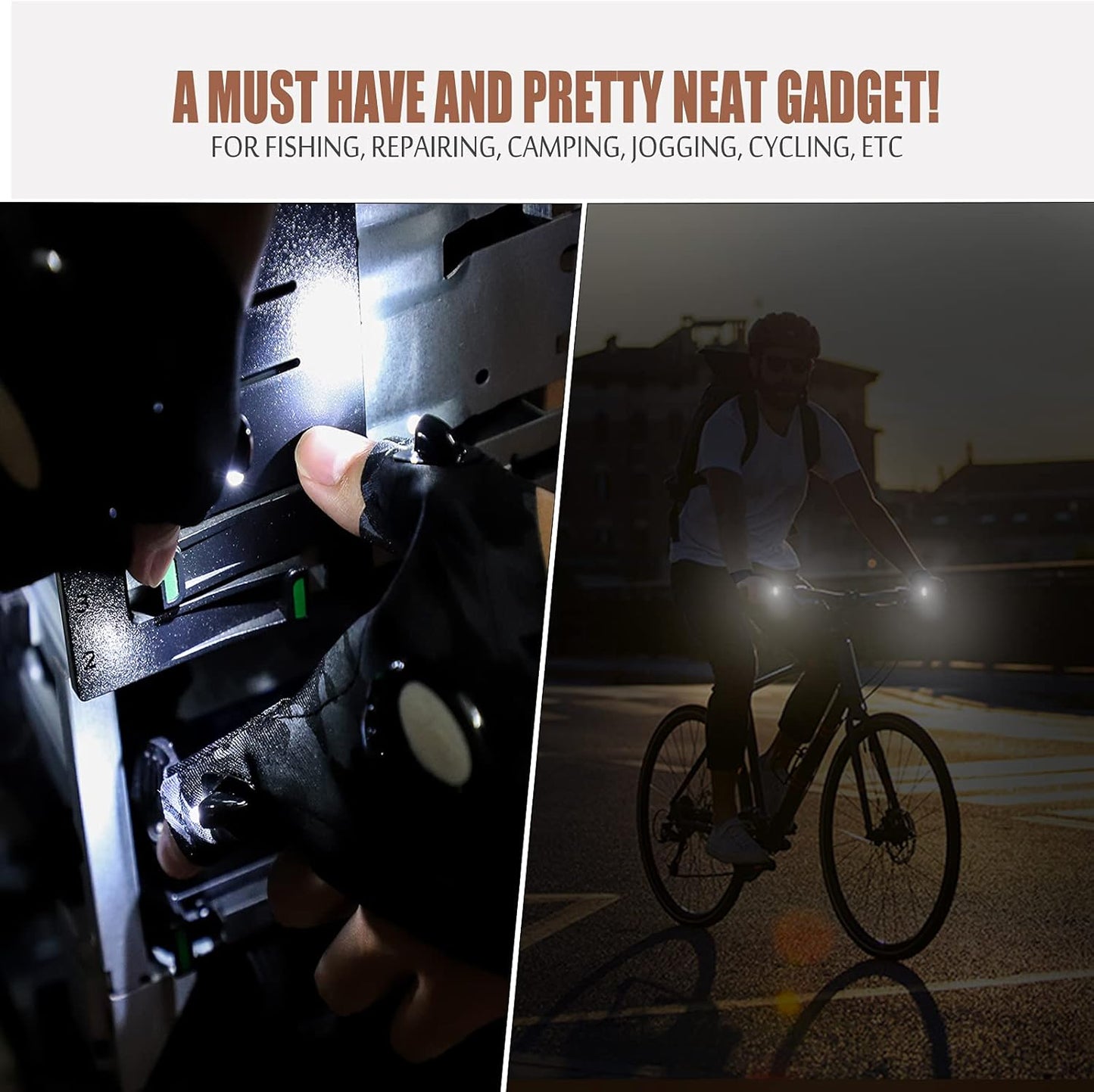 SparkGlove | Guanti luminosi a LED per le dita