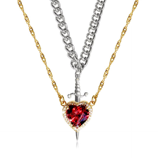 Heart and Sword Set - Symbol of Love & Strength